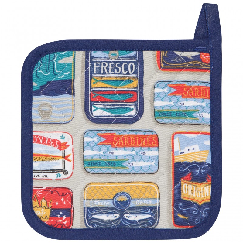 Del Mar Manique Coton Gris Clair 20x20 cm - La Cucina