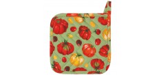 Tomatoes Lichttgroene Katoenen Keukenpannenlap 20x20 cm