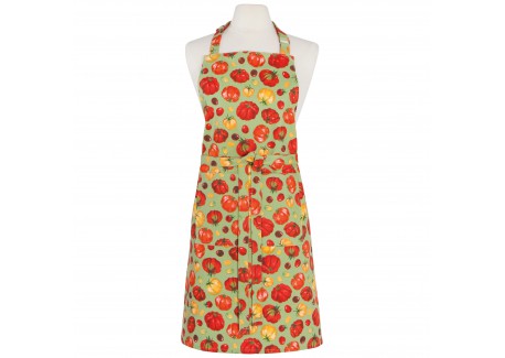 Tomatoes Tablier de Cuisine Homme/Femme Coton Vert Tendre - La Cucina
