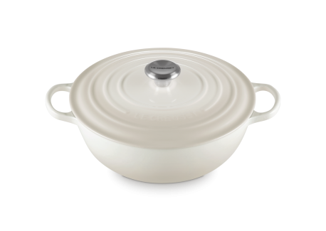 Ronde Gietijzeren Braadpan 4,9 L Witte meringue (28 cm) - Le Creuset