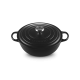 Marmite Ronde en Fonte 4,9 L Noir Mat (28 cm)  - Le Creuset