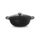 Marmite Ronde en Fonte 4,9 L Noir Mat (28 cm)  - Le Creuset