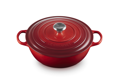 Marmite Ronde en Fonte 4,9 L Rouge Cerise (28 cm)  - Le Creuset