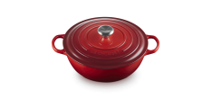 Ronde Gietijzeren Braadpan 4,9 L Kersenrood (28 cm)
