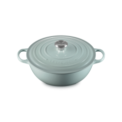 Marmite Ronde en Fonte 4,9 L Bleu Sea Salt (28 cm)  - Le Creuset Marmite Ronde en Fonte 4,9 L Bleu Sea Salt (28 cm)  - Le Creuset