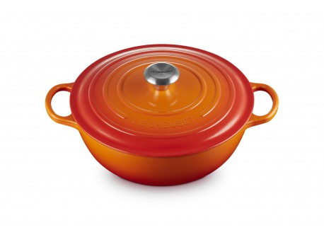 Ronde Gietijzeren Braadpan 4,9 L Oranjerood (28 cm) - Le Creuset