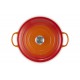 Marmite Ronde en Fonte 4,9 L Orange Volcanique (28 cm)  - Le Creuset