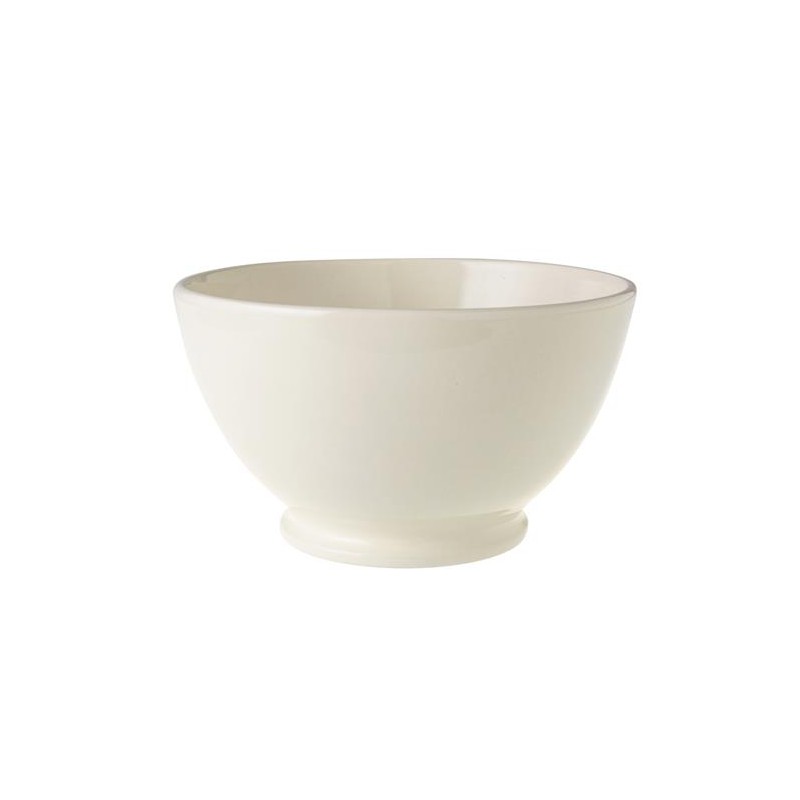 Kitchen Bol sur Pied Céramique Email Brillant Blanc Crème 10 cm - Royal Boch