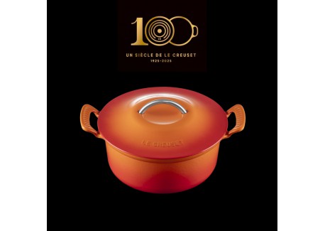 Modern Heritage Ronde Gietijzer Stoofpot 4,6 L Oranjerood Gelimiteerde Editie - Le Creuset