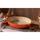 Heritage Moderne Plat à Four Fonte Oval Volcanique Edition Limitée (28 cm)  - Le Creuset