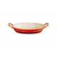 Heritage Moderne Plat à Four Fonte Oval Volcanique Edition Limitée (28 cm)  - Le Creuset