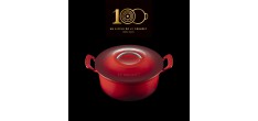 Heritage Moderne Cocotte Fonte Ronde 4,6 L Rouge Cerise Edition Limitée (26 cm)