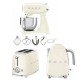 Kitchen Essentials Robot + Broodrooster + Waterkoker Crème Pack LSDC - Smeg