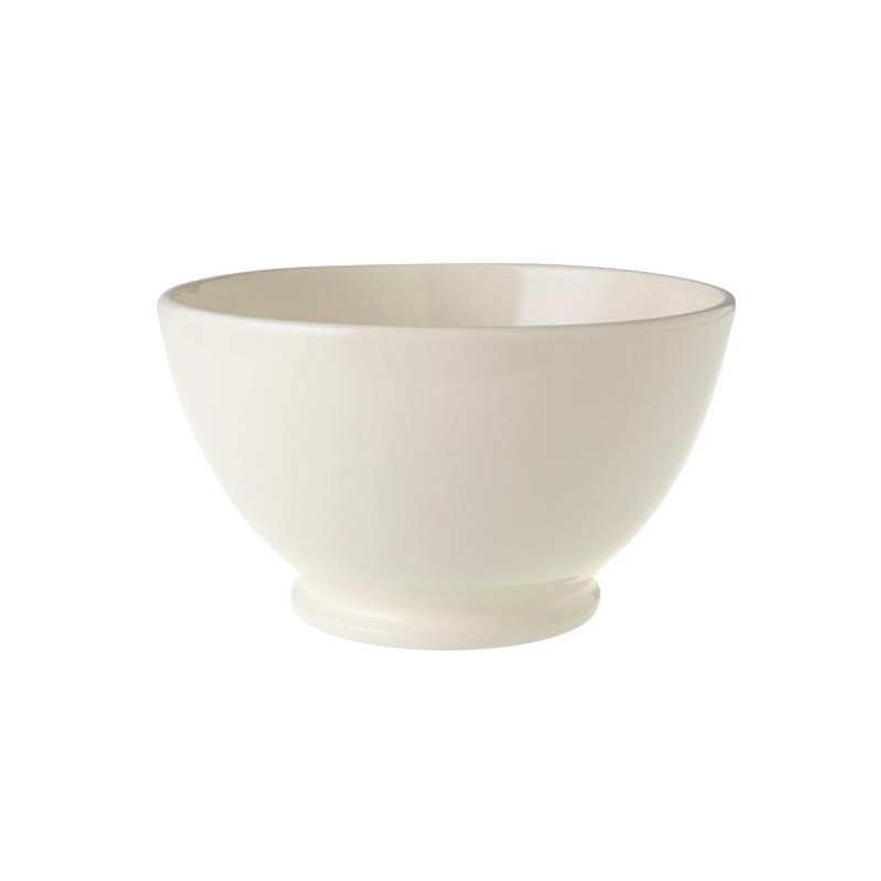 Kitchen Bol sur Pied Céramique Email Brillant Blanc Crème 13 cm - Royal Boch