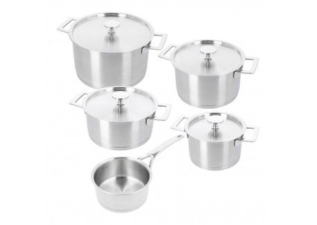 Lino 3 Batterie de Cuisine Casseroles Inox 5 pcs  - Demeyere