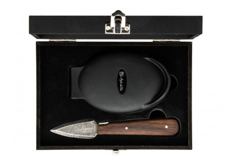 Luxury Line Coffret Couteau à Huître Bois Wengé + Protège Main Silicone  - Laguiole Style de Vie