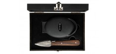 Luxury Line Coffret Couteau à Huître Bois Wengé + Protège Main Silicone 