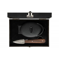 Luxury Line Wengehouten Oestermesset + Siliconen Handbeschermer - Laguiole Style de Vie Luxury Line Wengehouten Oestermesset + Siliconen Handbeschermer - Laguiole Style de Vie