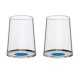 Splitglass Blauw Magnetische Witte Wijnbeker/Glas (Zonder Steel) 2 stuks - Trebonn