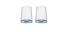 Splitglass Bleu Gobelet/Verre à Vin Blanc Aimanté (2 pcs) - N-