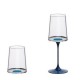 Splitglass Bleu Gobelet/Verre à Vin Blanc Aimanté (2 pcs) - N- - Trebonn