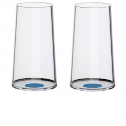 Splitglass Blauw Magnetische Champagnefluit/Glas (Zonder Steel) 2 stuks - Trebonn