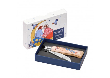 Cosmos Mes nr. 08 RVS Houten Handvat 8,5 cm Asile Special Edition - Opinel