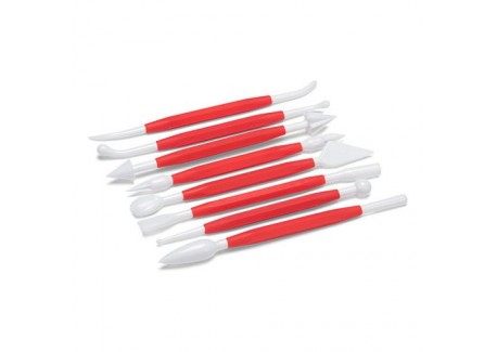 Outils pour Pâte à Sucre Set 8 pcs - Patisse