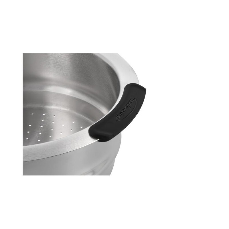 Specialties 5 Panier à Vapeur Empilable Inox 24 cm avec Poignées Amovibles - Demeyere