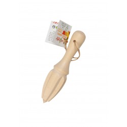 Presse Citron Manuel en Bois de Hêtre 15 cm  - Ah Table !