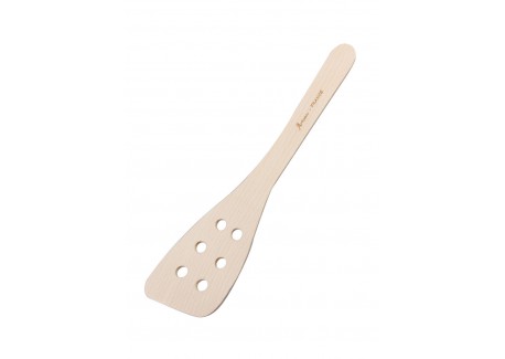 Spatule Perforée en Bois de Hêtre 30 cm  - Ah Table !