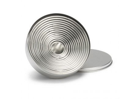 Découpoirs Lisses Rond Inox 14 pcs - Patisse