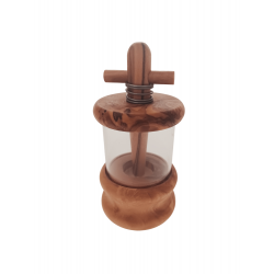 Moulin à Herbes de Provence ou Sel Bois d'Olivier 12cm 