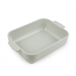 Appolia Plat à Four Céramique Rectangulaire 25x17 cm Vert Mat Sauge 