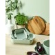 Appolia Plat à Four Céramique Rectangulaire 25x17 cm Vert Mat Sauge - Peugeot