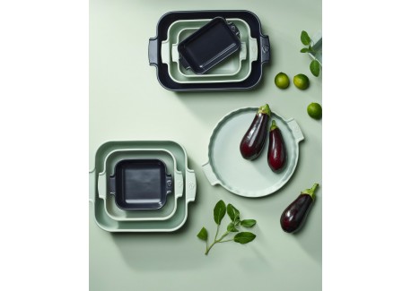 Ovenschaal Peugeot Appolia Vierkant Aubergine 28 cm | Kookexpert
