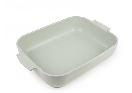 Appolia Plat à Four Céramique Rectangulaire 40x27 cm Vert Mat Sauge - Peugeot