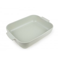 Appolia Plat à Four Céramique Rectangulaire 40x27 cm Vert Mat Sauge - Peugeot