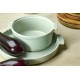 Appolia Moule à Soufflé Rond Céramique 22 cm Vert Mat Sauge - Peugeot