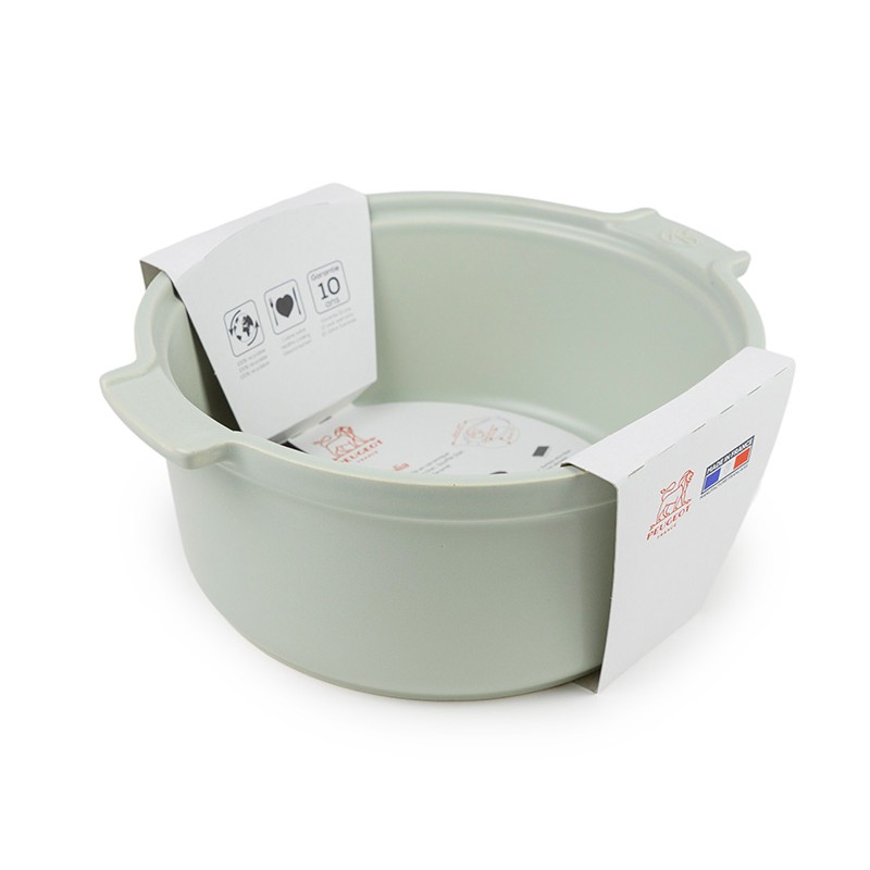 Appolia Moule à Soufflé Rond Céramique 22 cm Vert Mat Sauge - Peugeot