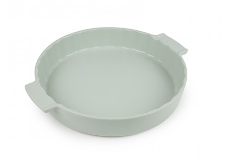 Appolia Tourtière Céramique 28 x 4 ,5 cm Vert Mat Sauge - Peugeot
