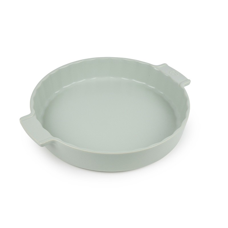 Appolia Tourtière Céramique 28 x 4 ,5 cm Vert Mat Sauge - Peugeot