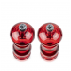 Podium Duo Set Pepermolen en Zoutmolen Acryl Rood 18 cm - Peugeot