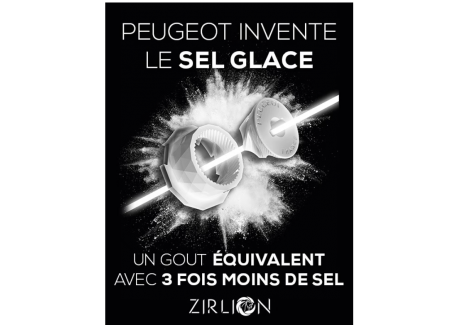 Moulin à Sel Peugeot Festival Z 22 Cm - Mécanisme Zirlion (zircone) Pour Sel Sec, Bois De Hêtre PEFC - Noir Mat