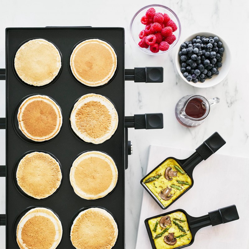 Bistro Gourmet Appareil à Raclette 3-en-1 sans PFAS (8 pers) - Greenpan