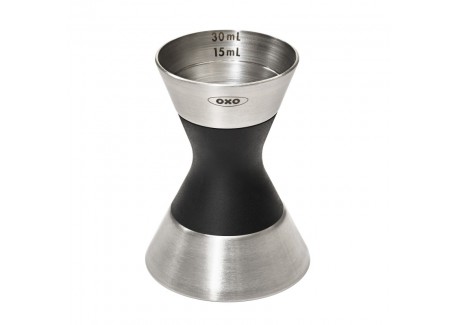 SteeL Jigger Dubbele Maatbeker Cocktaildispenser RVS Gegrad - Oxo Good Grips