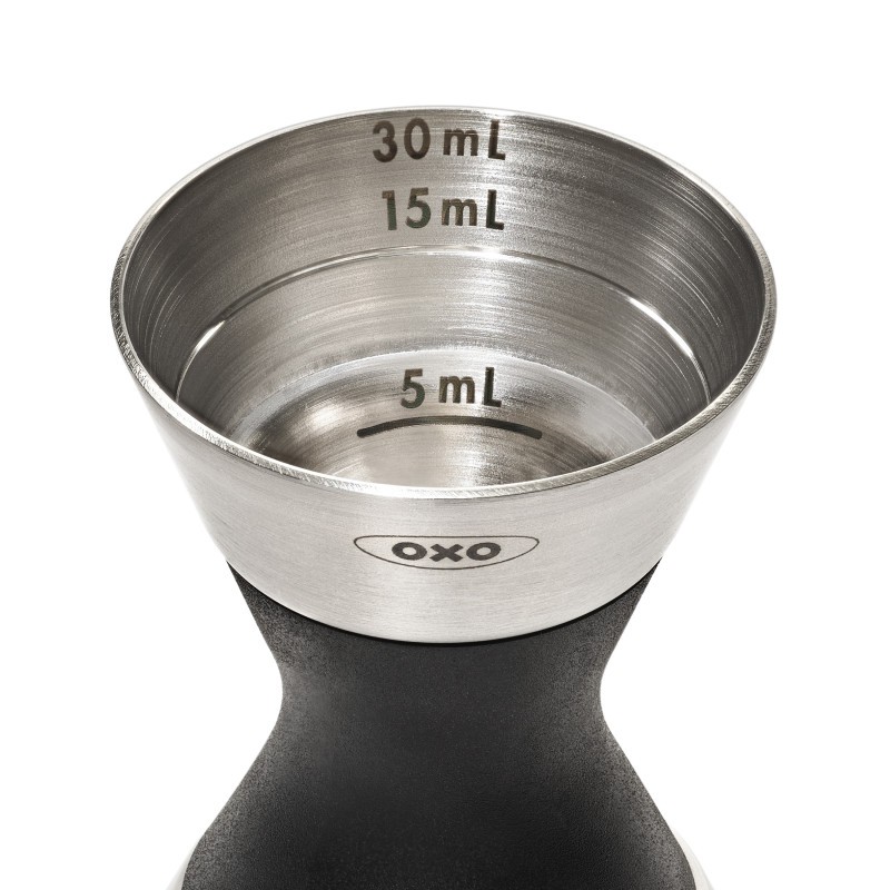 SteeL Jigger Double Doseur Cocktail Inox Gradué 3 et 5 cl - Oxo Good Grips