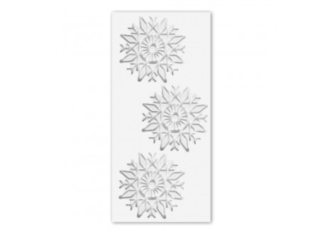 Tapis en Silicone Tuile Flocons de Neige Noël - Scrapcooking