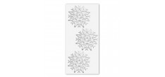 Tapis en Silicone Tuile Flocons de Neige Noël