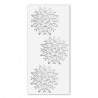 Tapis en Silicone Tuile Flocons de Neige Noël